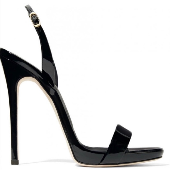 Guiseppe Zanotti Patent Leather “Sophie” Slingback Sandals - Picture 4 of 8
